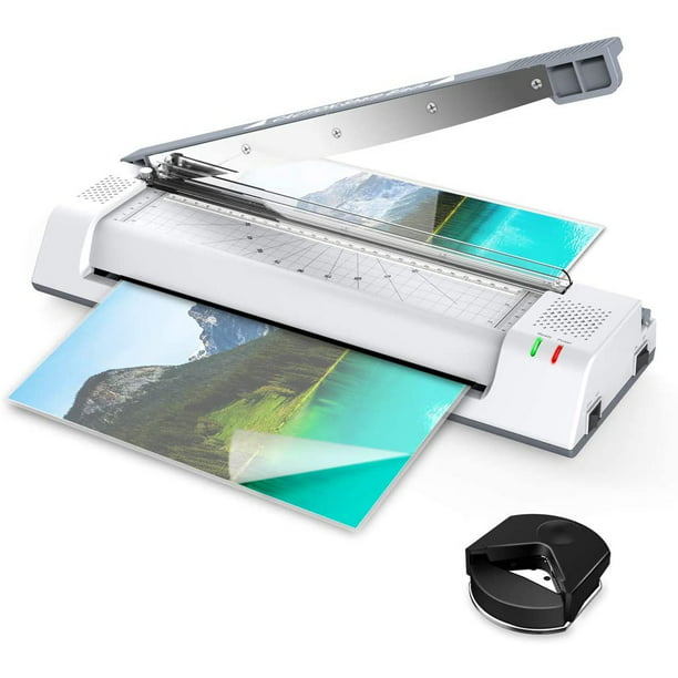 Thermal Laminating Machine for Home Office School Use with 20 laminating Pouches YE280 Laminator Machine for A4/A6 Quick Warm-up and 2 Roller Heating System